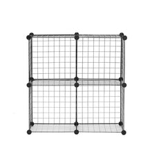 Load image into Gallery viewer, Gretmol 4 Cube Modular Wire Storage - Black
