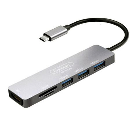 Earldom 6 in 1 Laptop Mutlifunction Adapter Buy Online in Zimbabwe thedailysale.shop