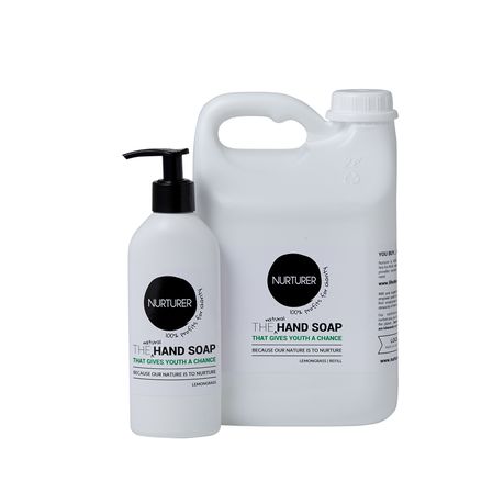 Nurturer Hand Soap Lemongrass - 200ml + 2L Refill Buy Online in Zimbabwe thedailysale.shop