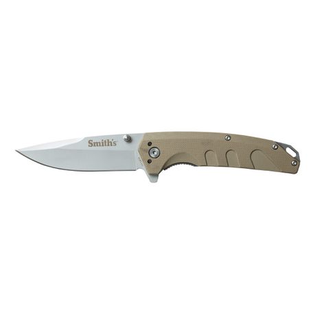 Smiths Knife Rally Desert Tan 3,4 inch Blade Buy Online in Zimbabwe thedailysale.shop