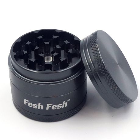 Fesh Fesh - Herb Grinder / Tobacco Grinder (50mm, Charcoal Grey) Buy Online in Zimbabwe thedailysale.shop