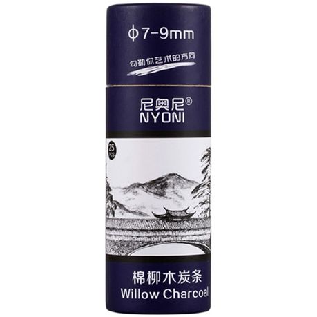 Nyoni - Willow Charcoal Round Sticks - 7-9mm - 25 pieces Buy Online in Zimbabwe thedailysale.shop