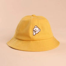 Load image into Gallery viewer, Enelo Baby Cartoon Bear Embroidered Bucket Hat
