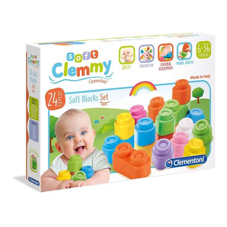 Clementoni Clemmy 24 Soft Blocks Set Buy Online in Zimbabwe thedailysale.shop