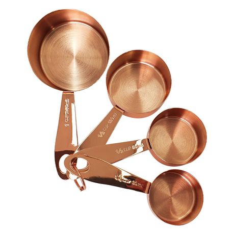 Hestia Measuring Cup Set - Rose Gold Buy Online in Zimbabwe thedailysale.shop