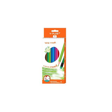 Y-Plus We-Tri Erasable Colour Pencils 12's Buy Online in Zimbabwe thedailysale.shop