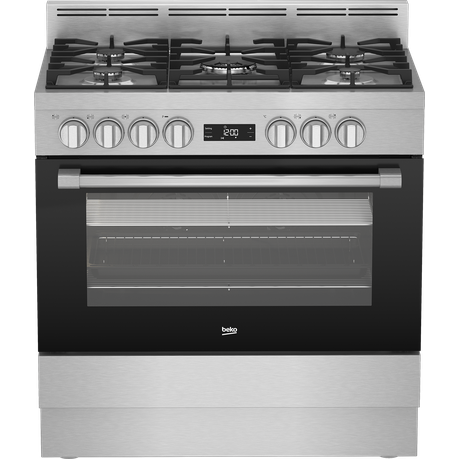 Beko 90cm Gas / Electric Inox Free Standing Stove Buy Online in Zimbabwe thedailysale.shop