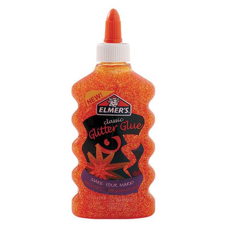 Elmers Glitter Glue orange 177ml Buy Online in Zimbabwe thedailysale.shop