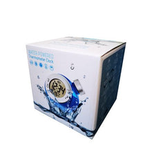 Load image into Gallery viewer, Water Clock With Thermometer and Alarm - Powered by Water - Blue
