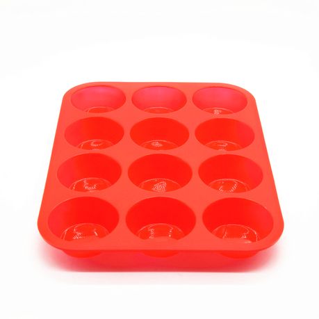 12 Cup Cupcake and Muffin Silicone Mold Tray