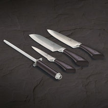 Load image into Gallery viewer, Berlinger Haus 4-Piece Stainless Steel Knife Set - Carbon Pro
