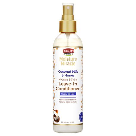 African Pride - Moisture Miracle Coco Milk & Honey Leave-In Spray Buy Online in Zimbabwe thedailysale.shop