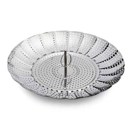 Stainless Steel Food Steamer - Vegetable Steamer - Expandable Food Steamer