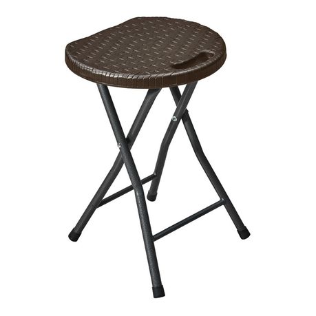 Kaufmann Stool Foldable HDPE Brown Buy Online in Zimbabwe thedailysale.shop