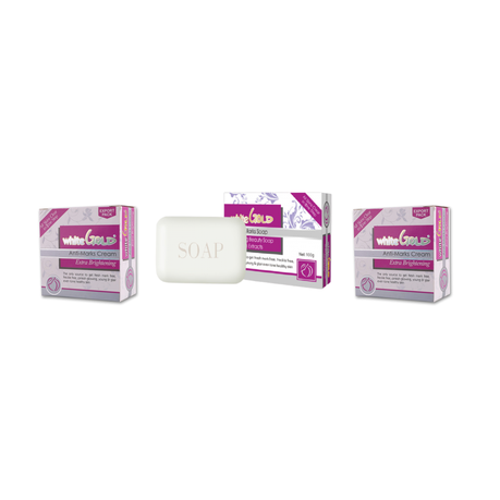 White Gold Anti-Marks Cream and White Gold Anti-Marks Soap Combo Buy Online in Zimbabwe thedailysale.shop