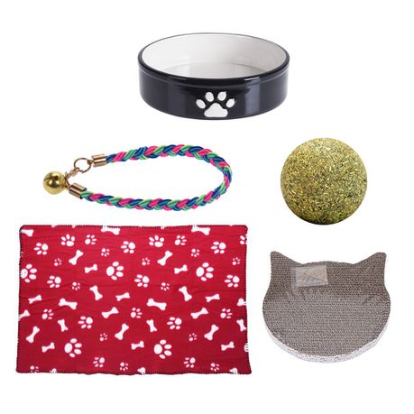 ECO Cat Bowl, Cat Collar, Blanket, Catnip Ball, Cat Scratcher Buy Online in Zimbabwe thedailysale.shop