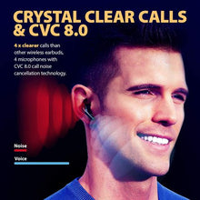 Load image into Gallery viewer, Tribit Flybuds C1 - TWS Noise Cancelling In-Ear Headphones with 4 Mics
