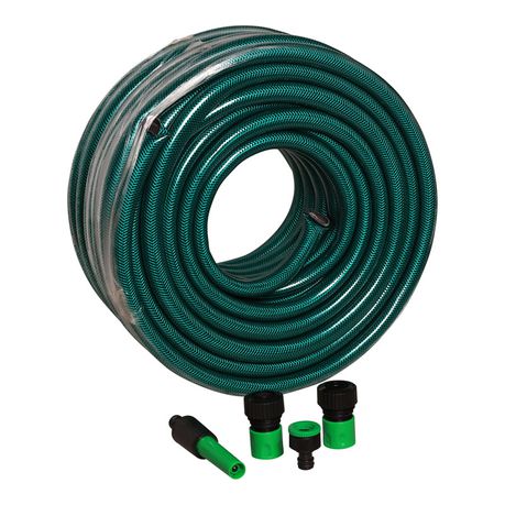 30m Garden Hose Pipe With Fittings