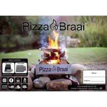 Load image into Gallery viewer, Pizza Braai - Single Pizza Braai Oven - 4 Minute Baking Time
