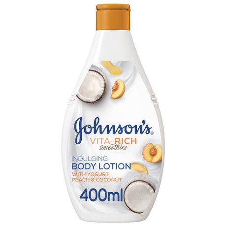 Johnson's Body Lotion, Vita-Rich, Smoothies, Indulging, 400ml x 6