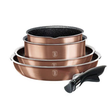 Load image into Gallery viewer, Berlinger Haus 8-Piece Marble Coating Cookware Set - Rose Gold Edition
