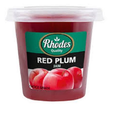 Rhodes - Plum Jam in Plastic Cup 12x290g Buy Online in Zimbabwe thedailysale.shop