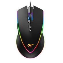 Load image into Gallery viewer, HAVIT Gamenote MS1017 THUNDER 6400DPI RGB Gaming Mouse - Black
