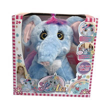 Load image into Gallery viewer, Plush Lola Elephant With Moving Eyes
