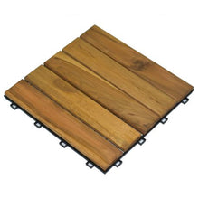 Load image into Gallery viewer, Acacia Wood Deck Click Tile - 30cm
