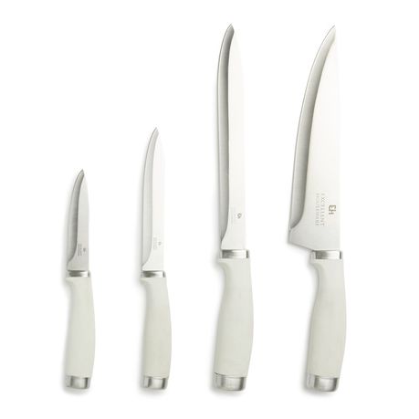 Essentials - 4 Piece Knife Set - White