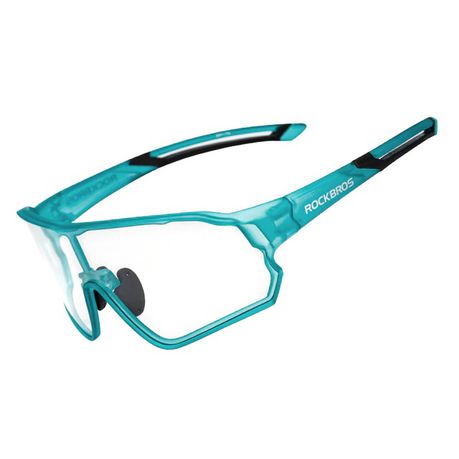 Rockbros Turquoise Photochromic Cycling/Sports Glasses