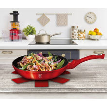 Load image into Gallery viewer, Berlinger Haus 20cm Marble Coating Fry Pan - Burgundy Metallic Line
