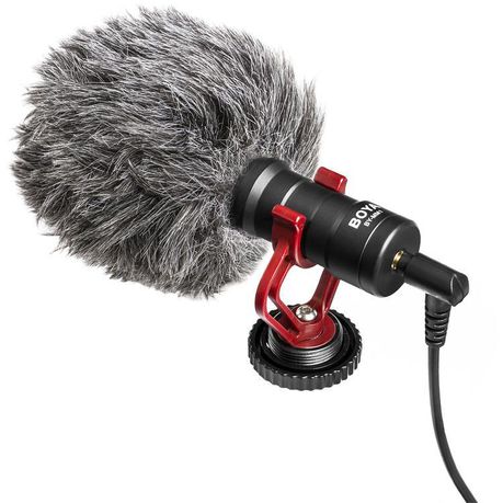BOYA Universal Multipurpose Cardioid Condenser Microphone - BY-MM1 - Black
