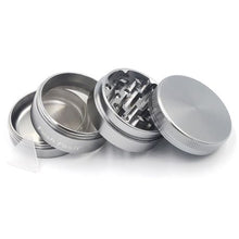Load image into Gallery viewer, Fesh Fesh - Herb Grinder / Tobacco Grinder (50mm, Silver)
