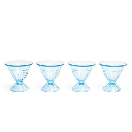 George & Mason - Blue Ice Cream Bowl - Set of 4