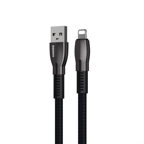 Remax Gonro Series 2.4A Data Cable For Lightning RC-159I - Black Buy Online in Zimbabwe thedailysale.shop