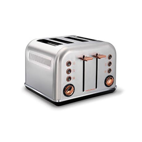 Morphy Richards 1800W 4 Slice Toaster -  Accents Rose Gold Buy Online in Zimbabwe thedailysale.shop