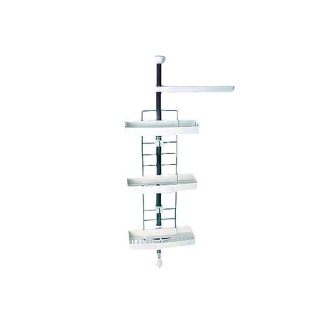 Adjustable Kitchen Folding Cabinet Pole Shelf - White Buy Online in Zimbabwe thedailysale.shop