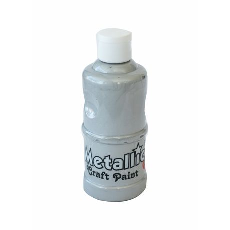 Metallic Craft Paint Silver 250ml Buy Online in Zimbabwe thedailysale.shop
