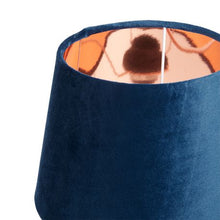 Load image into Gallery viewer, George &amp; Mason - Stem Lamp with Navy Shade
