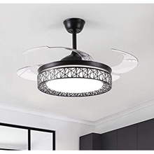Load image into Gallery viewer, Bird-Nest Style Ceiling Fan With Retractable Blades And Remote
