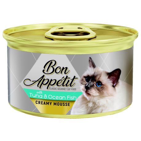 Bon Appetit Creamy Mousse With Tuna & Ocean Fish (12 x 85g Tins) Buy Online in Zimbabwe thedailysale.shop