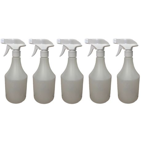 5  Pack 1L Empty Spray Bottles