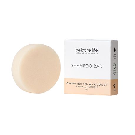 Be.Bare Cacao Butter & Coconut Mini Shampoo Bar 25g - Pack of 4 Buy Online in Zimbabwe thedailysale.shop