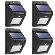 Load image into Gallery viewer, LED Solar Wall Lamp - 4PK
