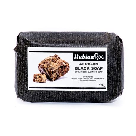 Raw African Black Soap 200g Buy Online in Zimbabwe thedailysale.shop