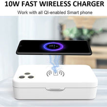 Load image into Gallery viewer, Multi-Functional UV Steriliser Box with Built-In Wireless Charger
