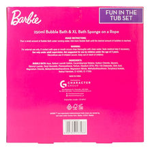 Load image into Gallery viewer, Barbie Bubble Bath and Sponge Set

