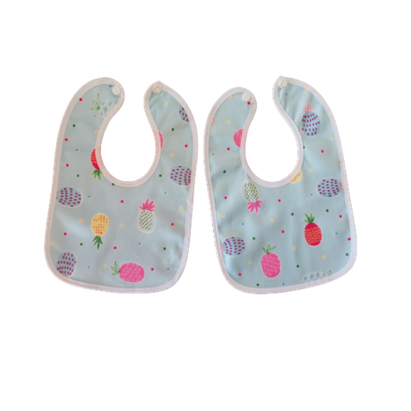 Blue Baby Clothing Bib With Pattern - 2 Pack Buy Online in Zimbabwe thedailysale.shop
