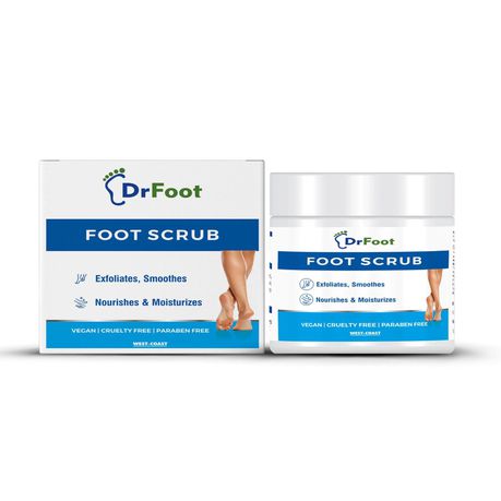 Dr Foot Scrub with Tea Tree and Sweet Almond Oil Skin Exfoliator 100g
